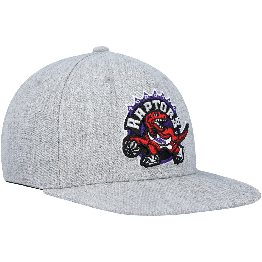 Toronto Raptors Hardwood Classics 2.0 Snapback Hat Heather Gray | Mitchell & Ness Near Me