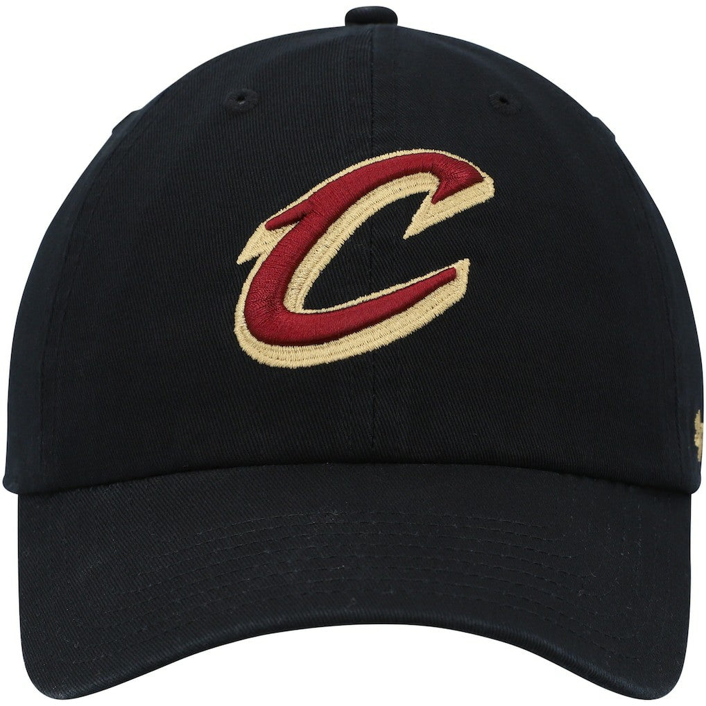 Cleveland Cavaliers '47 Core Logo Clean Up Adjustable Hat for sale Black | 47 brand US