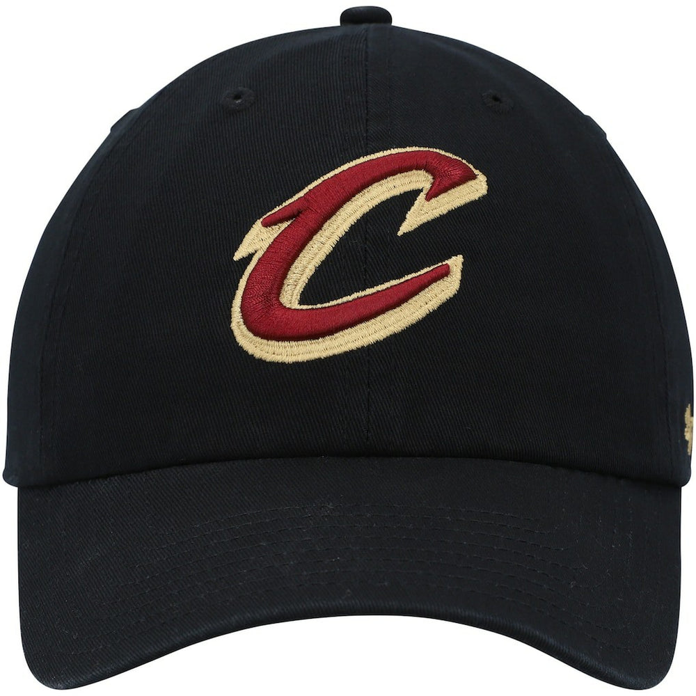 Cleveland Cavaliers '47 Core Logo Clean Up Adjustable Hat for sale Black | 47 brand US