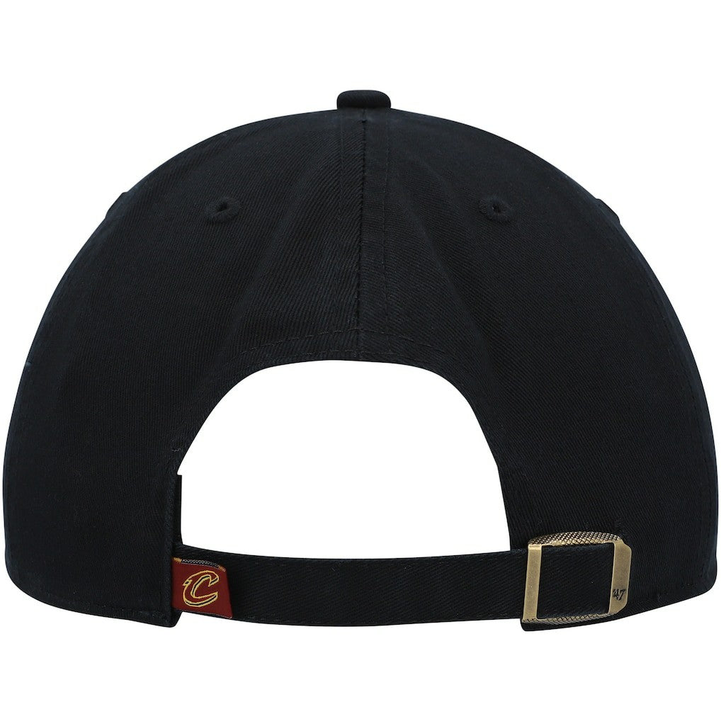 Cleveland Cavaliers '47 Core Logo Clean Up Adjustable Hat for sale Black | 47 brand US