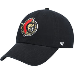 Ottawa Senators '47 Clean Up Adjustable Hat - Black - NHL 200022606