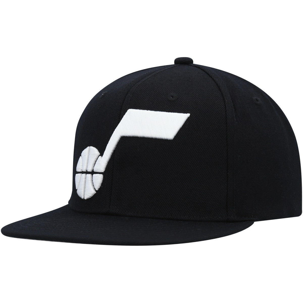 Utah Jazz Ground 2.0 Snapback Hat Black | Mitchell & Ness US