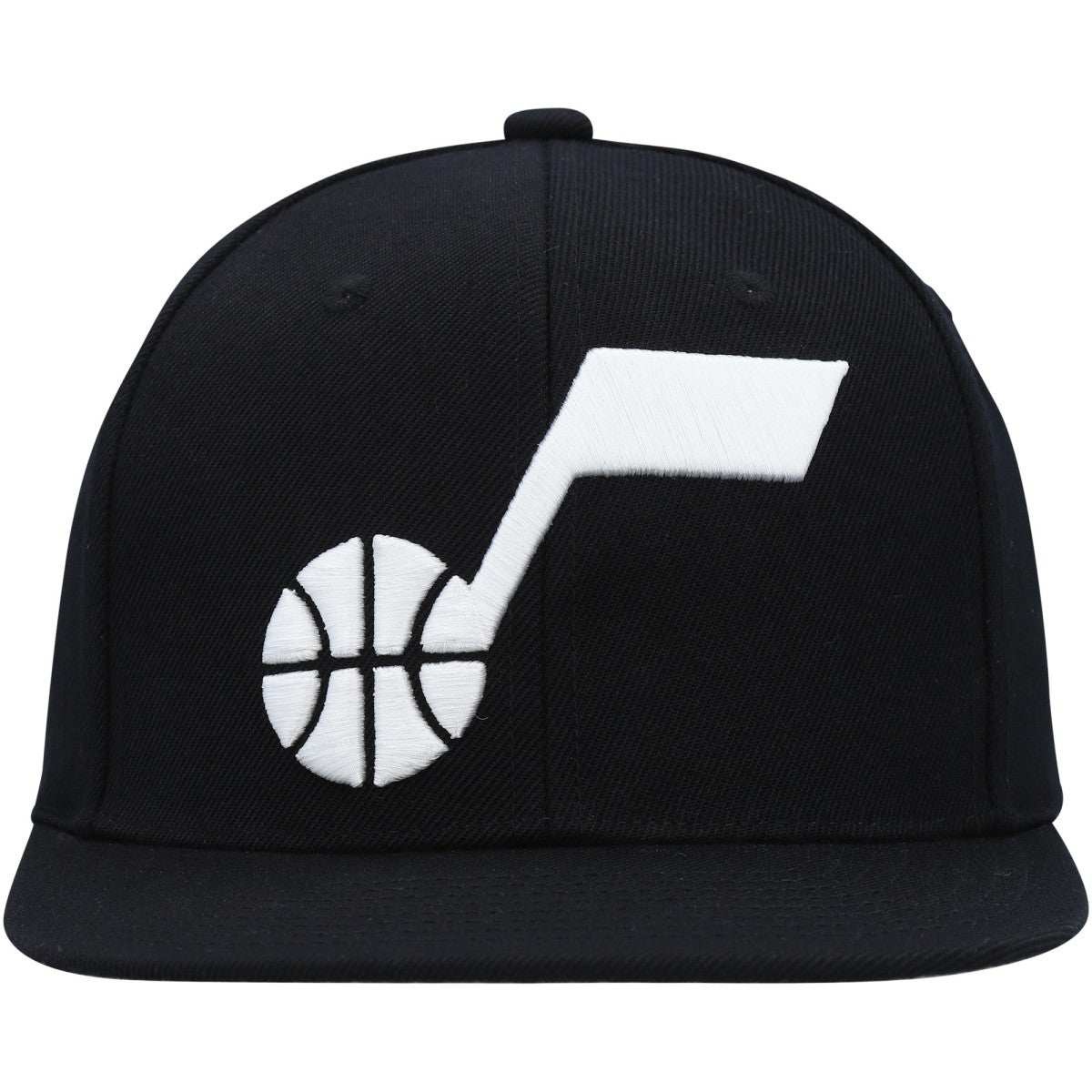 Utah Jazz Ground 2.0 Snapback Hat Black | Mitchell & Ness US