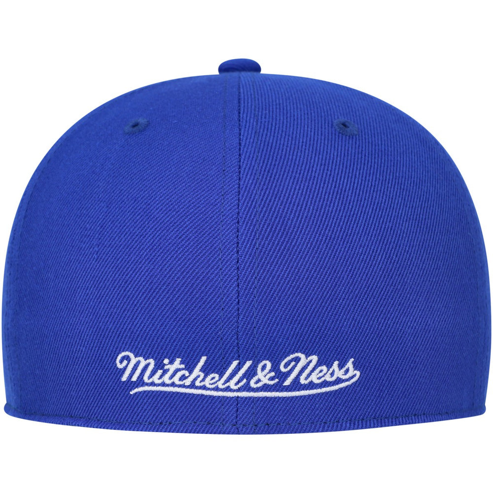 New York Knicks Hardwood Classics MVP Team Ground 2.0 Fitted Hat Blue | Mitchell & Ness Lifestyle
