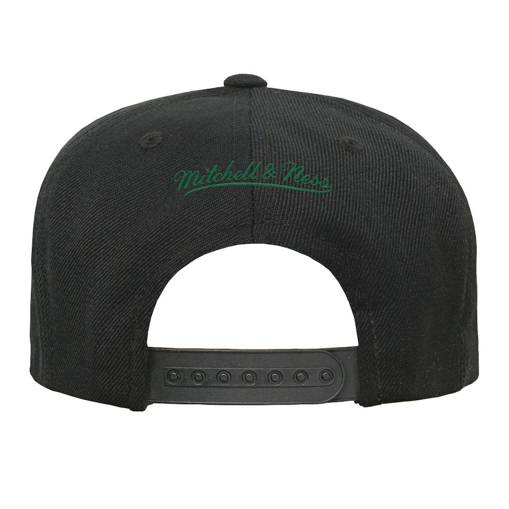 Dallas Mavericks Youth Team Script Snapback Hat for sale Black | Mitchell & Ness Lifestyle