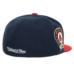 Boston Red Sox Mitchell & Ness Bases Loaded Fitted Hat - Red/ - Mitchell & Ness on Sale