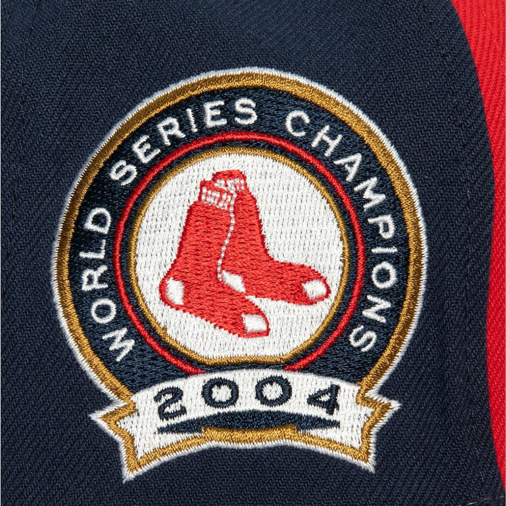 Boston Red Sox Mitchell & Ness Bases Loaded Fitted Hat - Red/ - Mitchell & Ness on Sale
