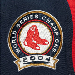 Boston Red Sox Mitchell & Ness Bases Loaded Fitted Hat - Red/ - Mitchell & Ness on Sale