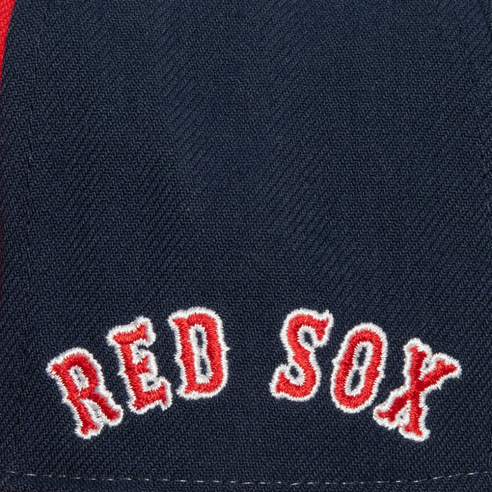Boston Red Sox Mitchell & Ness Bases Loaded Fitted Hat - Red/ - Mitchell & Ness on Sale