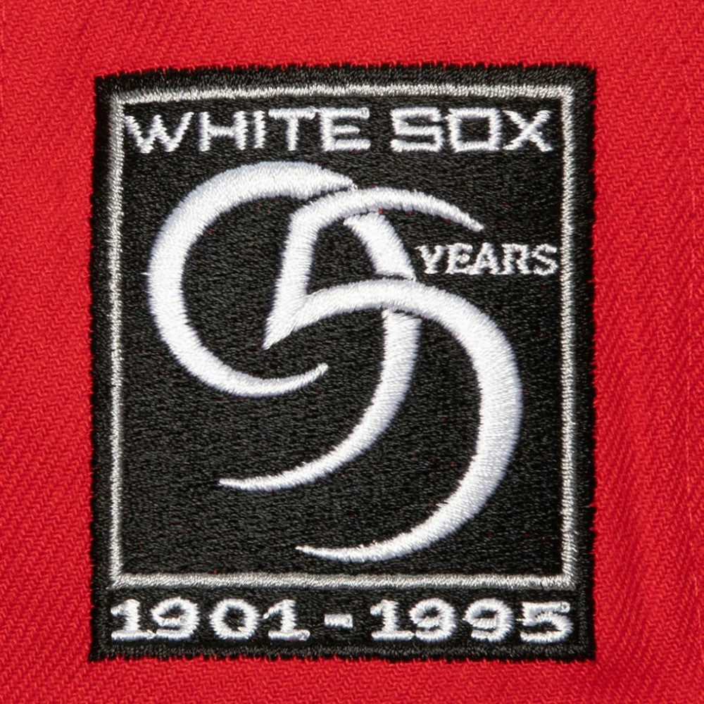 Chicago White Sox Mitchell & Ness Bases Loaded Fitted Hat - Red/ - Mitchell & Ness Lifestyle