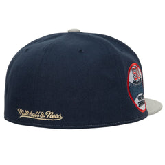 New York Yankees Mitchell & Ness Yankee Stadium 50th Anniversary Homefield Fitted Hat - Cream/Gray - Mitchell & Ness on Sale