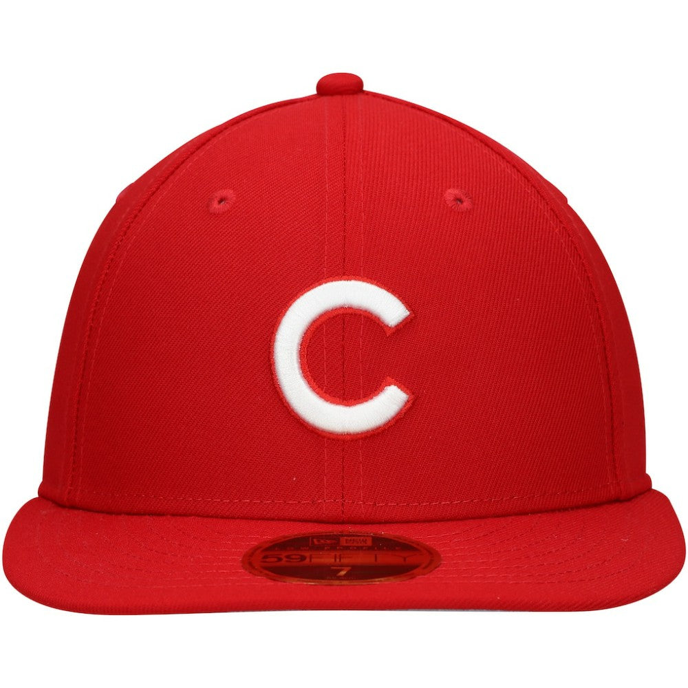 Chicago Cubs New Era Low Profile 59FIFTY Fitted Hat - Scarlet - New Era on Sale