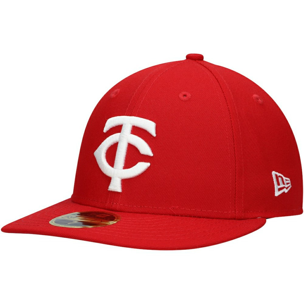 Minnesota Twins New Era Low Profile 59FIFTY Fitted Hat - Scarlet - New Era Online