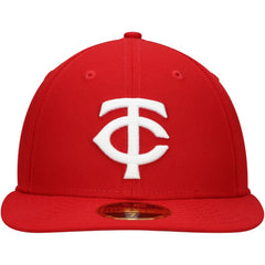 Minnesota Twins New Era Low Profile 59FIFTY Fitted Hat - Scarlet - New Era Online