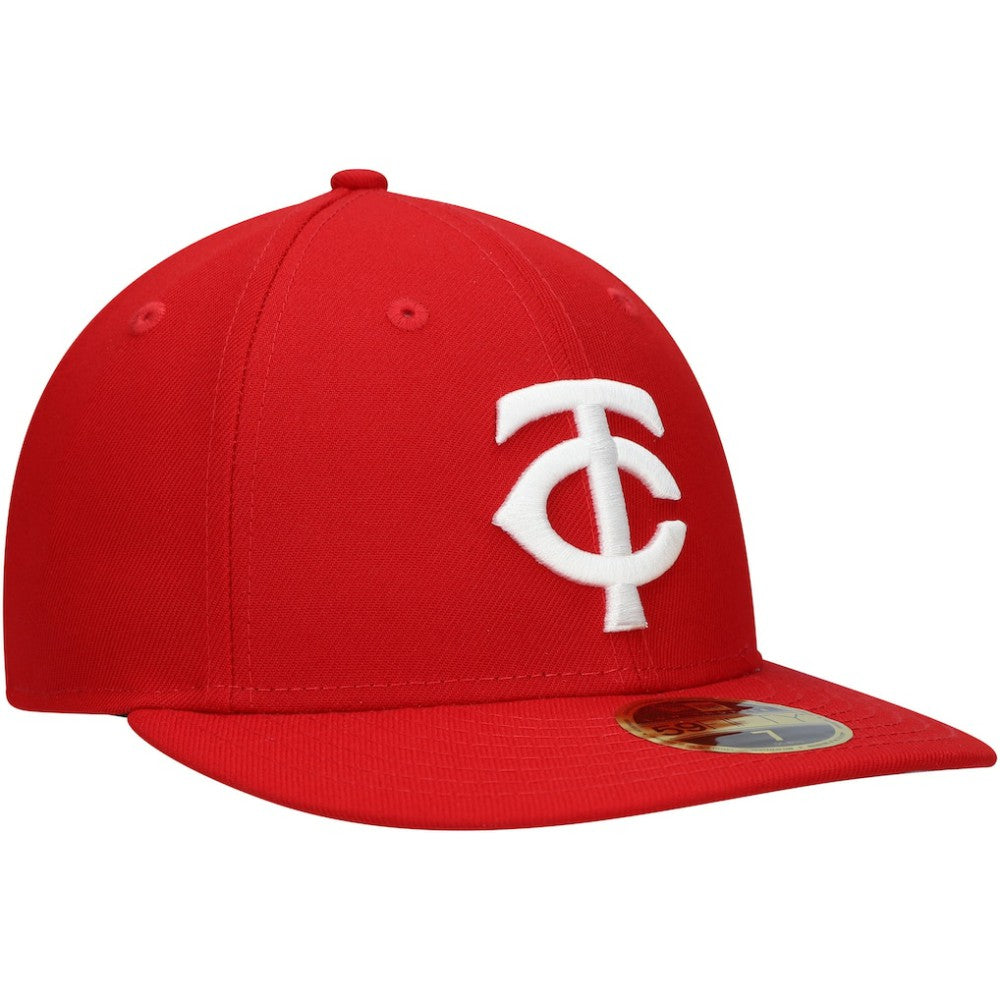 Minnesota Twins New Era Low Profile 59FIFTY Fitted Hat - Scarlet - New Era Online