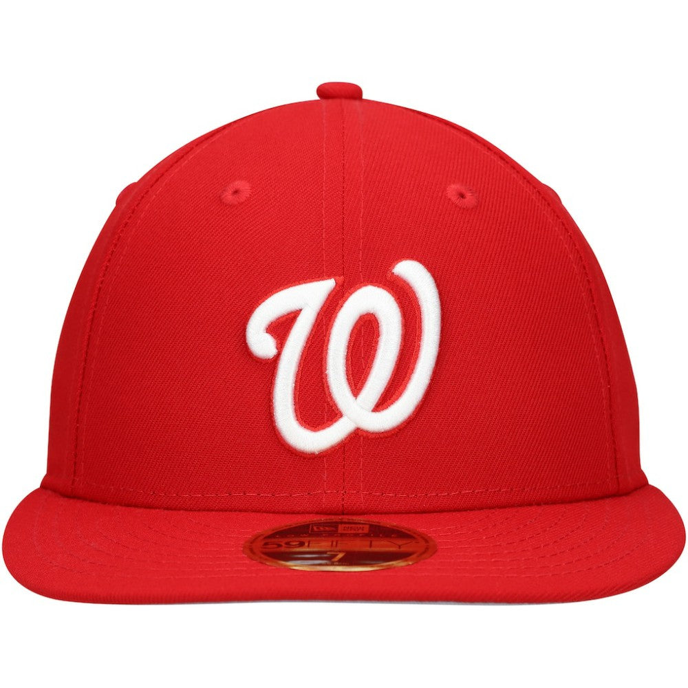 Washington Nationals New Era Low Profile 59FIFTY Fitted Hat - Scarlet - New Era Lifestyle