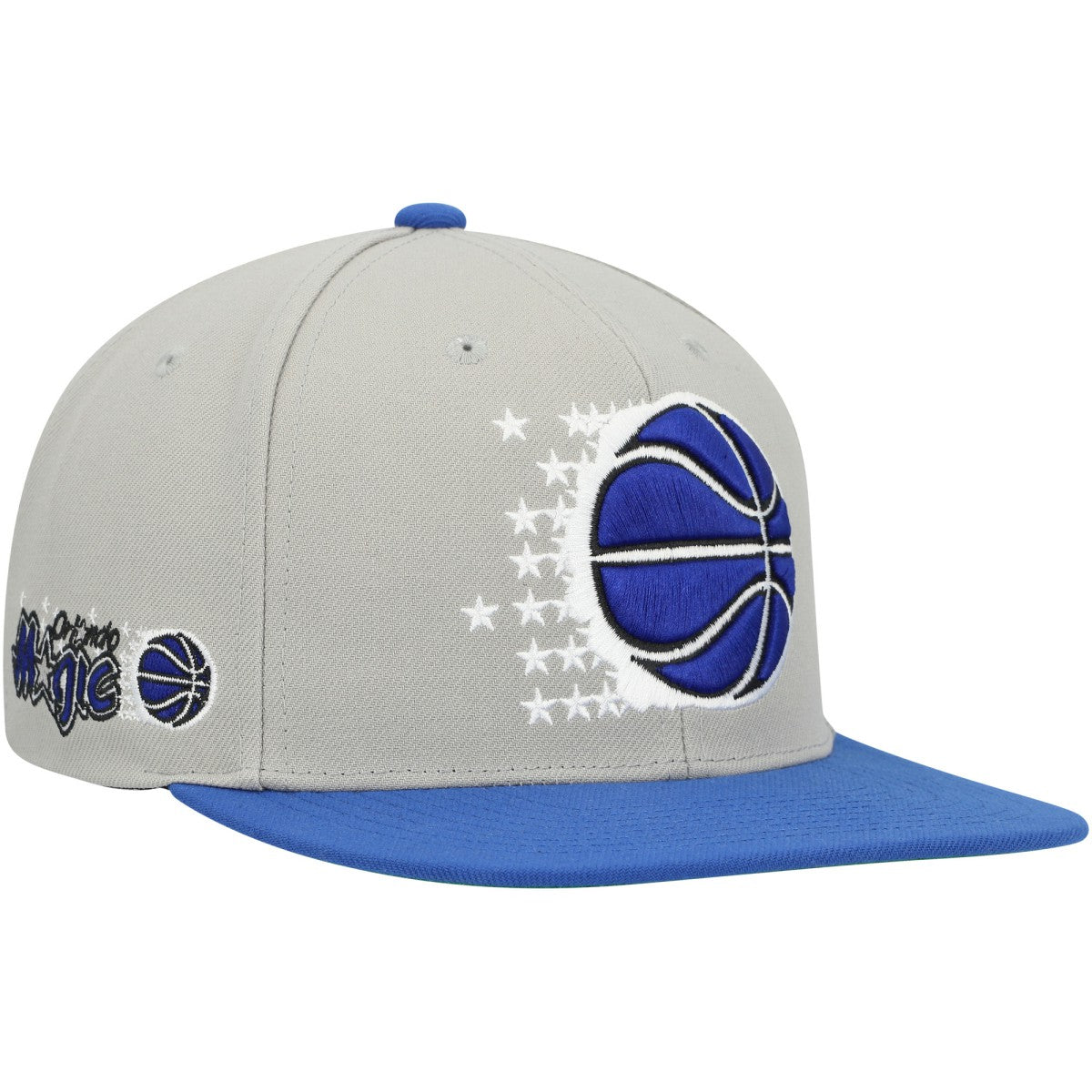 Orlando Magic Hardwood Classics Essentials 2.0 Snapback Hat Gray/Blue | Mitchell & Ness outlet