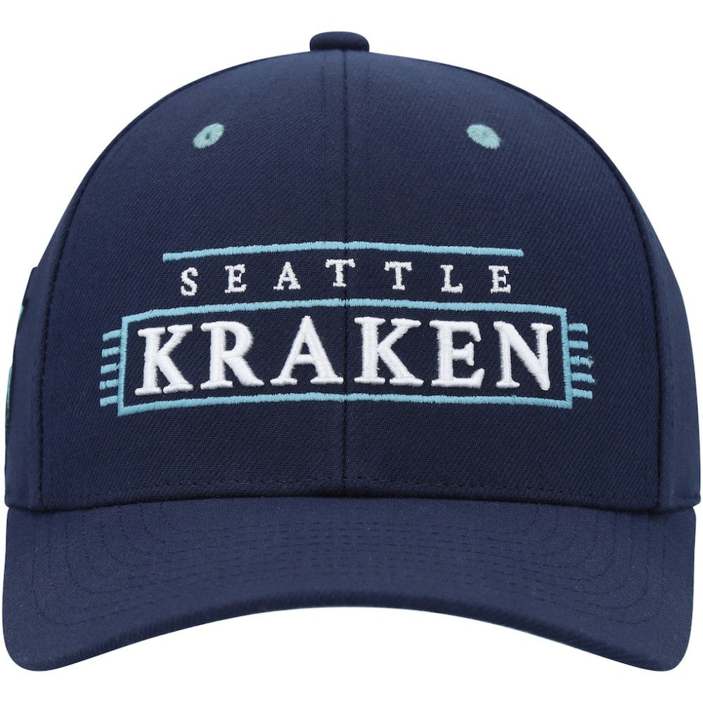 Seattle Kraken Mitchell & Ness LOFI Pro Snapback Hat - Deep Sea Blue - NHL 200023501