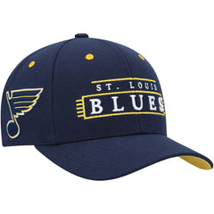 St. Louis Blues Mitchell & Ness LOFI Pro Snapback Hat - Navy - NHL 200023503