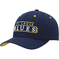 St. Louis Blues Mitchell & Ness LOFI Pro Snapback Hat - Navy - NHL 200023503