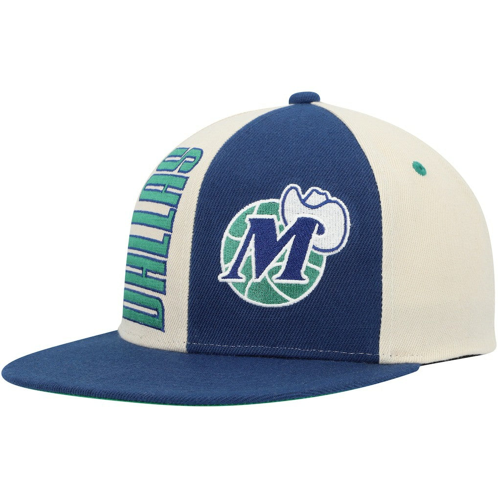 Dallas Mavericks Hardwood Classics Pop Snapback Hat for sale Cream | Mitchell & Ness Near Me