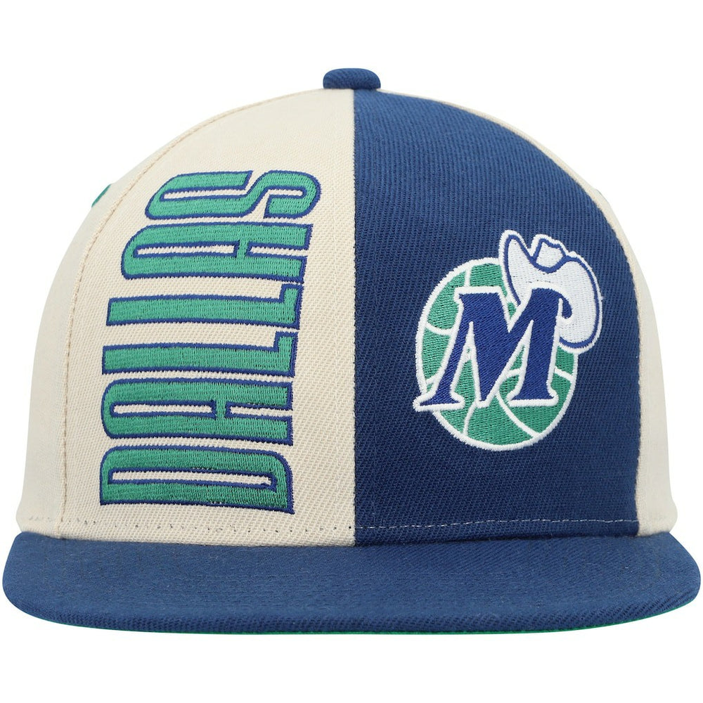 Dallas Mavericks Hardwood Classics Pop Snapback Hat for sale Cream | Mitchell & Ness Near Me