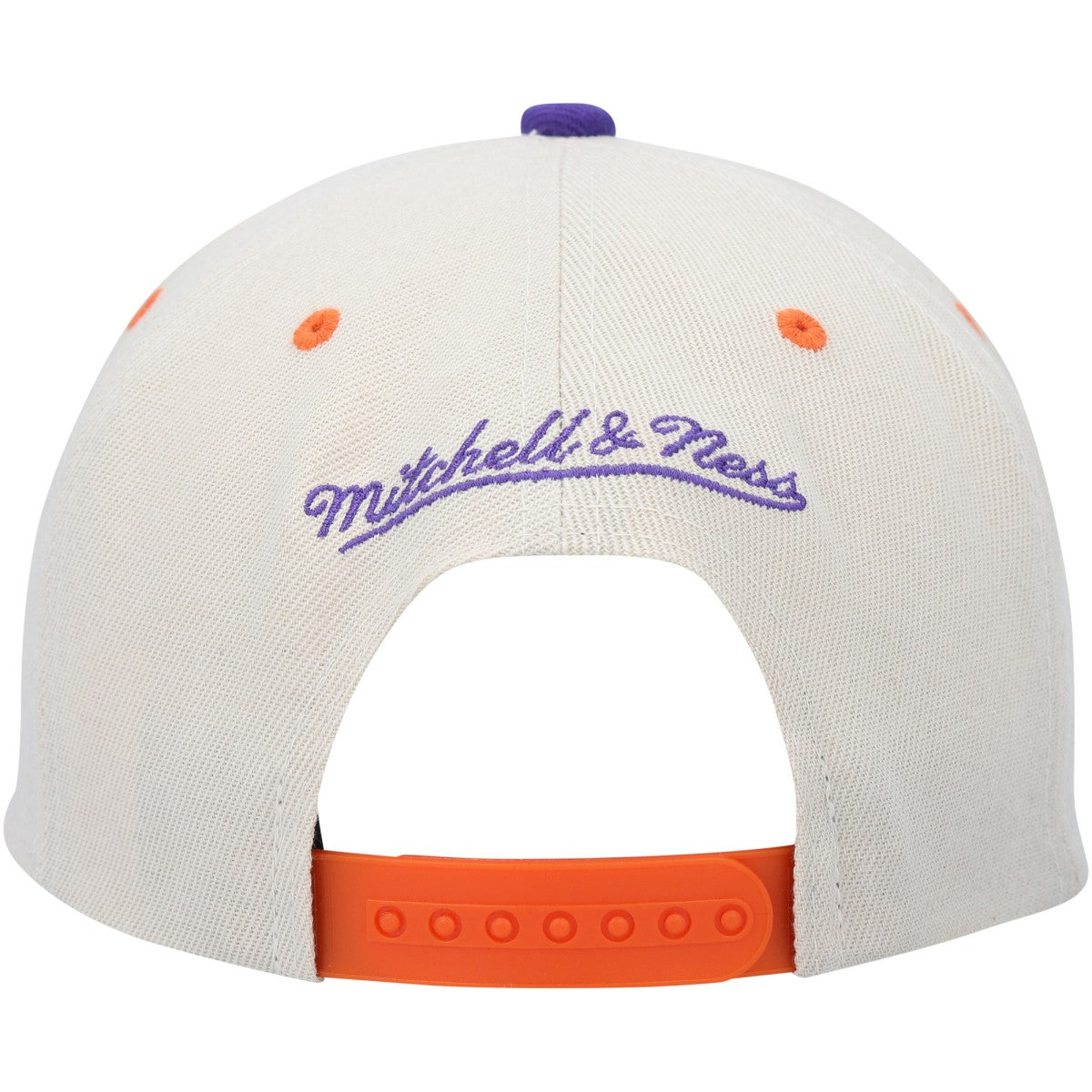 Phoenix Suns Hardwood Classics Pop Snapback Hat Cream/Purple | Mitchell & Ness discount