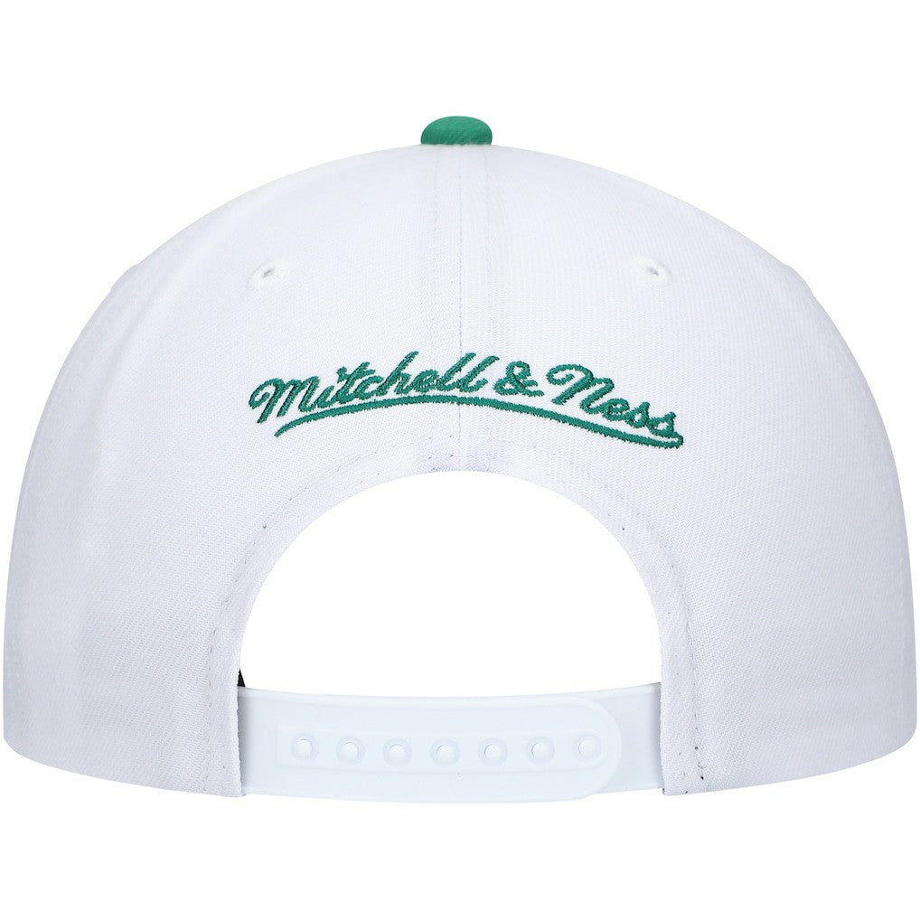 Boston Celtics Hardwood Classics Core 2-Tone 2.0 Pro Snapback Hat White/Green | Mitchell & Ness Near Me