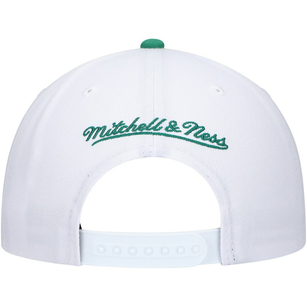 Boston Celtics Hardwood Classics Core 2-Tone 2.0 Pro Snapback Hat White/Green | Mitchell & Ness Near Me