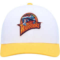 Golden State Warriors Hardwood Classics Core 2-Tone 2.0 Pro Snapback Hat for sale White/Gold | Mitchell & Ness Near Me