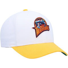 Golden State Warriors Hardwood Classics Core 2-Tone 2.0 Pro Snapback Hat for sale White/Gold | Mitchell & Ness Near Me