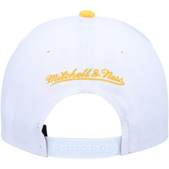 Golden State Warriors Hardwood Classics Core 2-Tone 2.0 Pro Snapback Hat for sale White/Gold | Mitchell & Ness Near Me