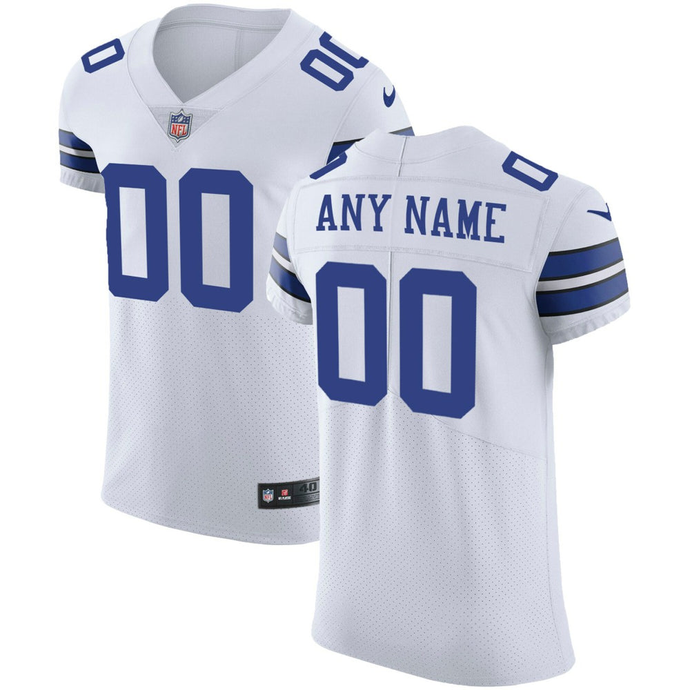 Nike Dallas Cowboys Vapor Untouchable Custom Elite Jersey White