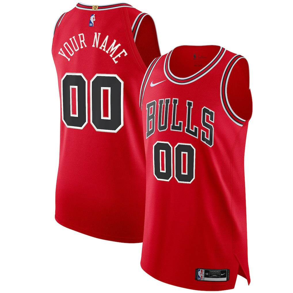 Chicago Bulls Authentic Custom Jersey Red for sale Icon Edition | Nike Near Me
