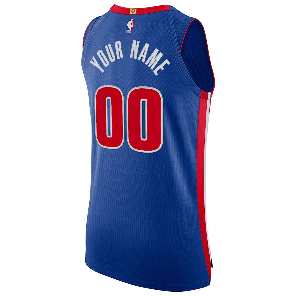Detroit Pistons Authentic Custom Jersey Blue for sale Icon Edition | Nike discount