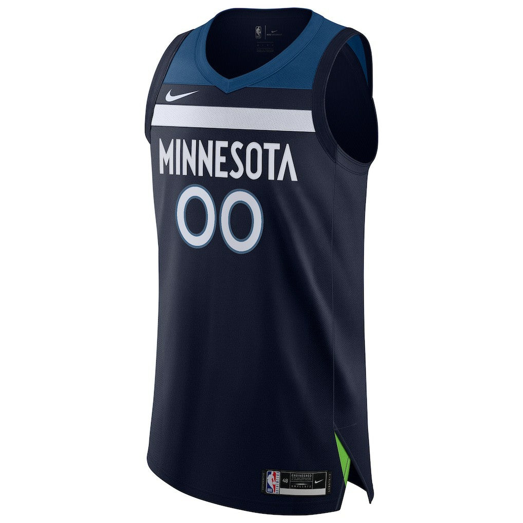 Minnesota Timberwolves Authentic Custom Jersey Navy Icon Edition | Nike outlet