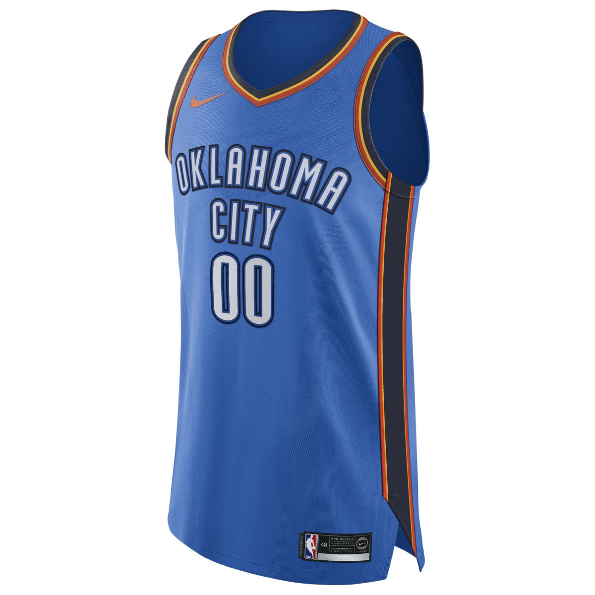 Oklahoma City Thunder Authentic Custom Jersey Blue Icon Edition | Nike US