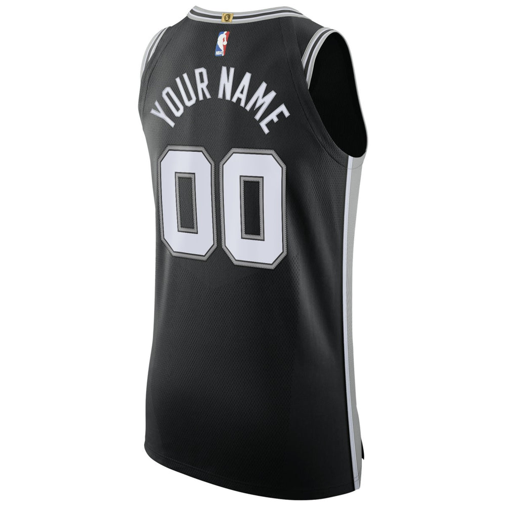 San Antonio Spurs Authentic Custom Jersey Black Icon Edition | Nike online