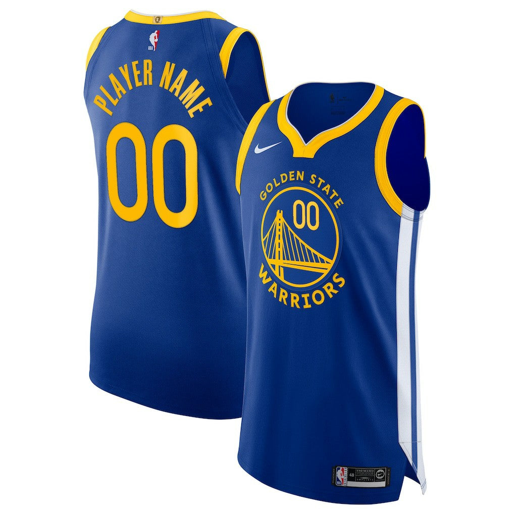Golden State Warriors 2020/21 Authentic Custom Jersey Blue for sale Icon Edition | Nike Near Me