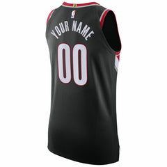 Portland Trail Blazers 2020/21 Authentic Custom Jersey Black Icon Edition | Nike discount