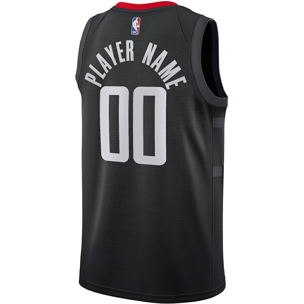 Houston Rockets Jordan Brand Swingman Custom Jersey Statement Edition Black