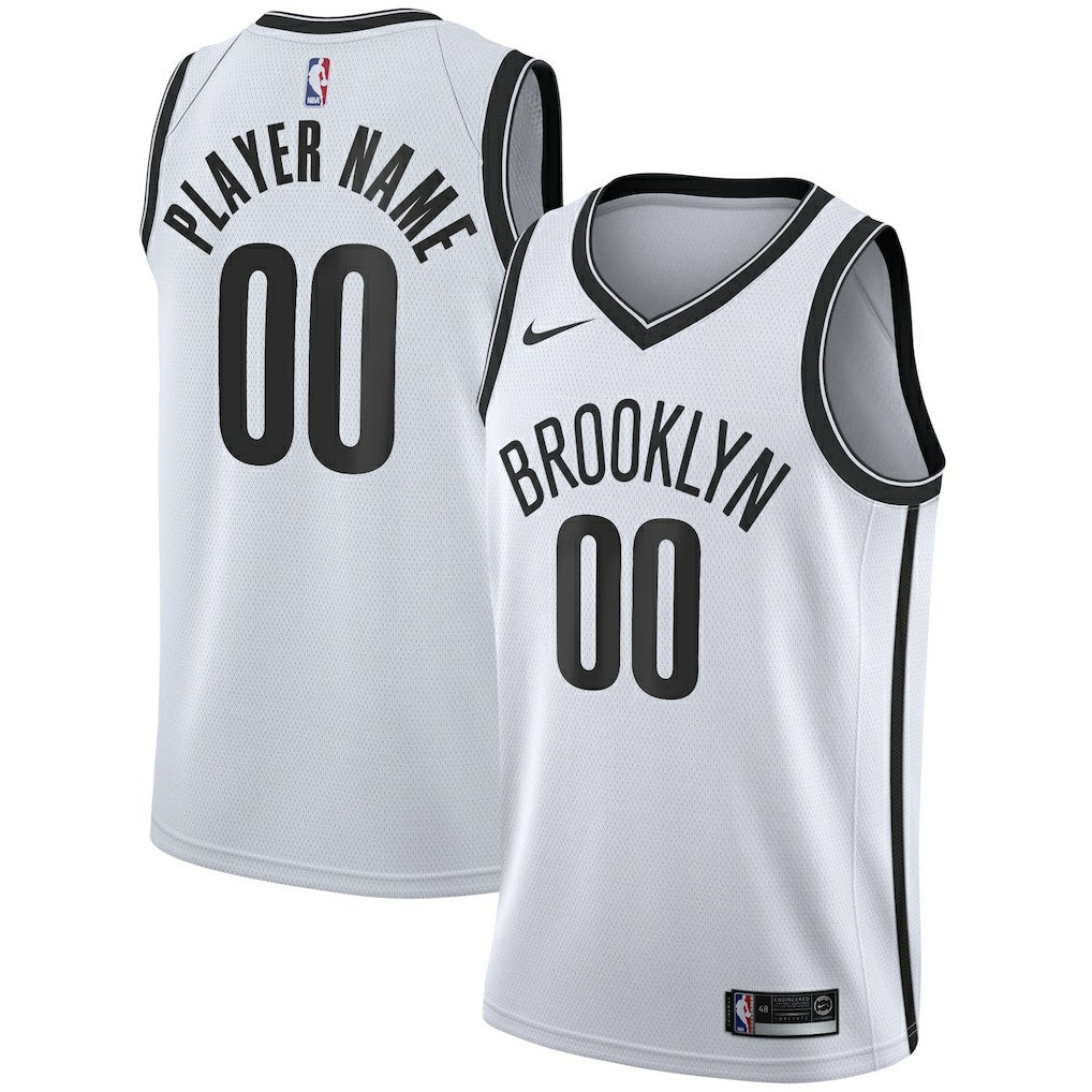 Brooklyn Nets 2020/21 Swingman Custom Jersey Association Edition White | Nike for sale