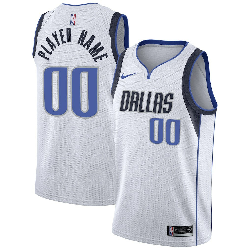 Dallas Mavericks 2020/21 Swingman Custom Jersey for sale Association Editi- White | Nike discount