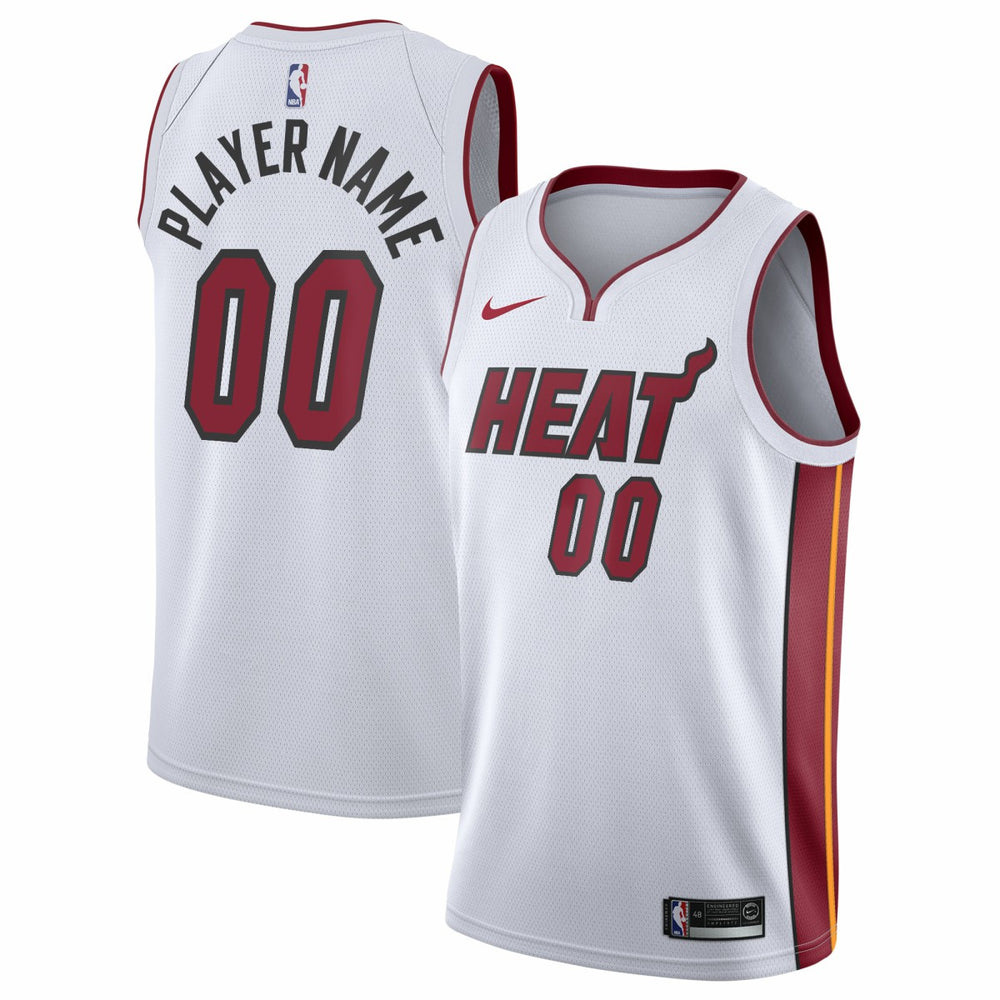 Miami Heat 2020/21 Swingman Custom Jersey Association Edition White | Nike discount