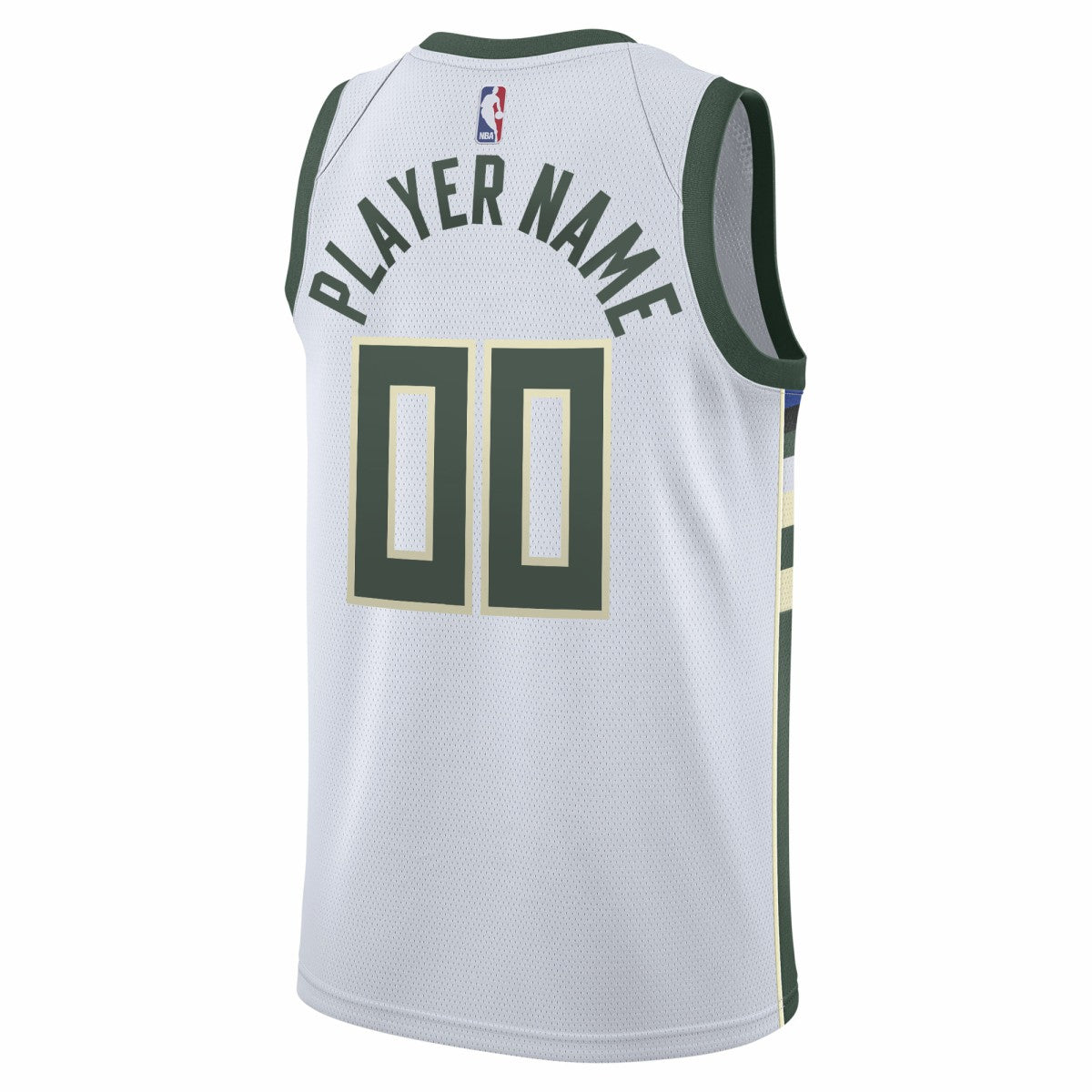 Milwaukee Bucks 2020/21 Swingman Custom Jersey Association Edition White | Nike Near Me