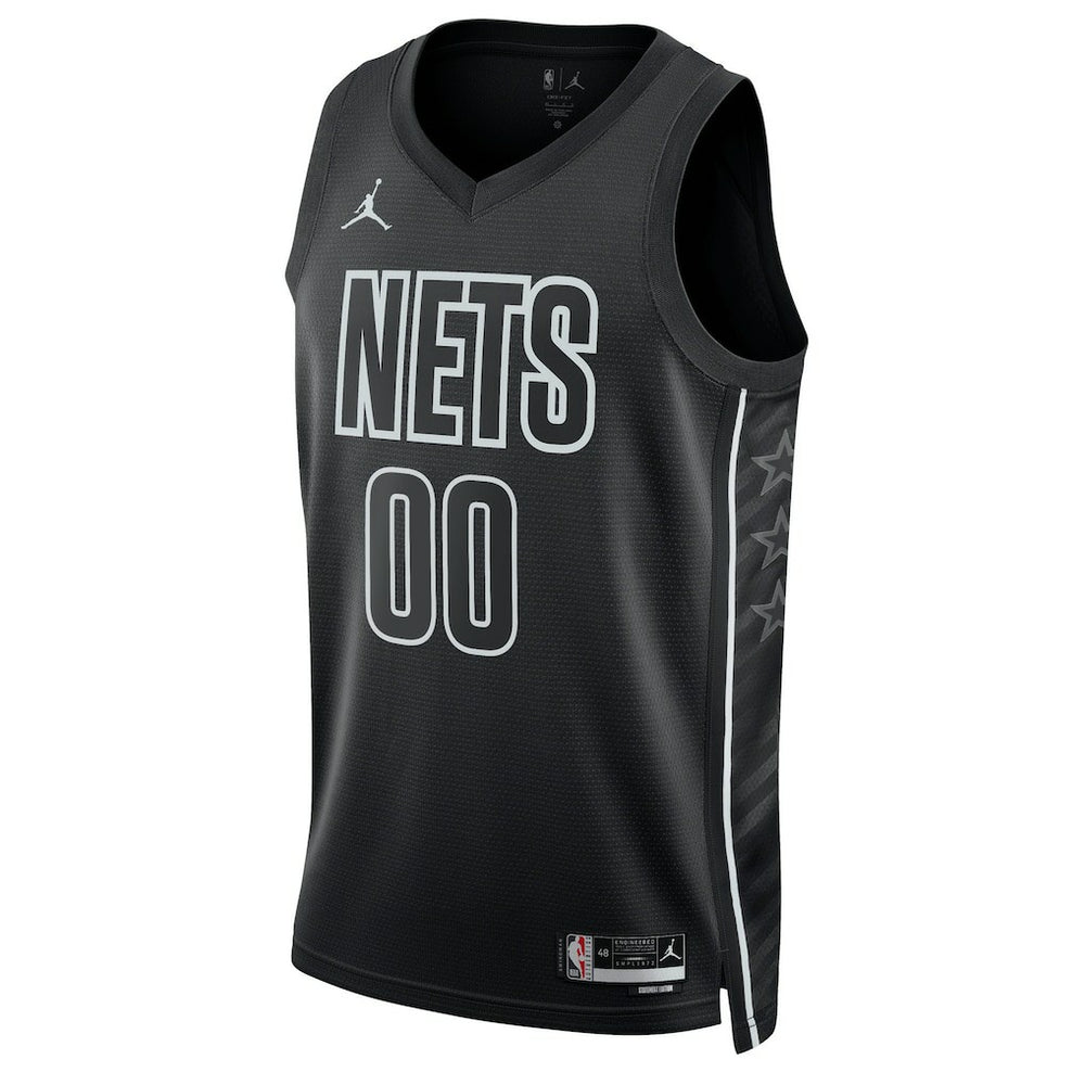 Brooklyn Nets Jordan Brand Unisex 2022/23 Swingman Custom Jersey Statement Edition Black