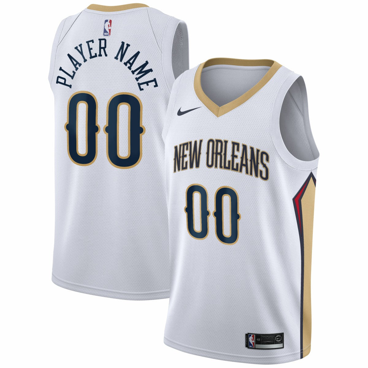 New Orleans Pelicans 2020/21 Swingman Custom Jersey Association Edition White | Nike discount