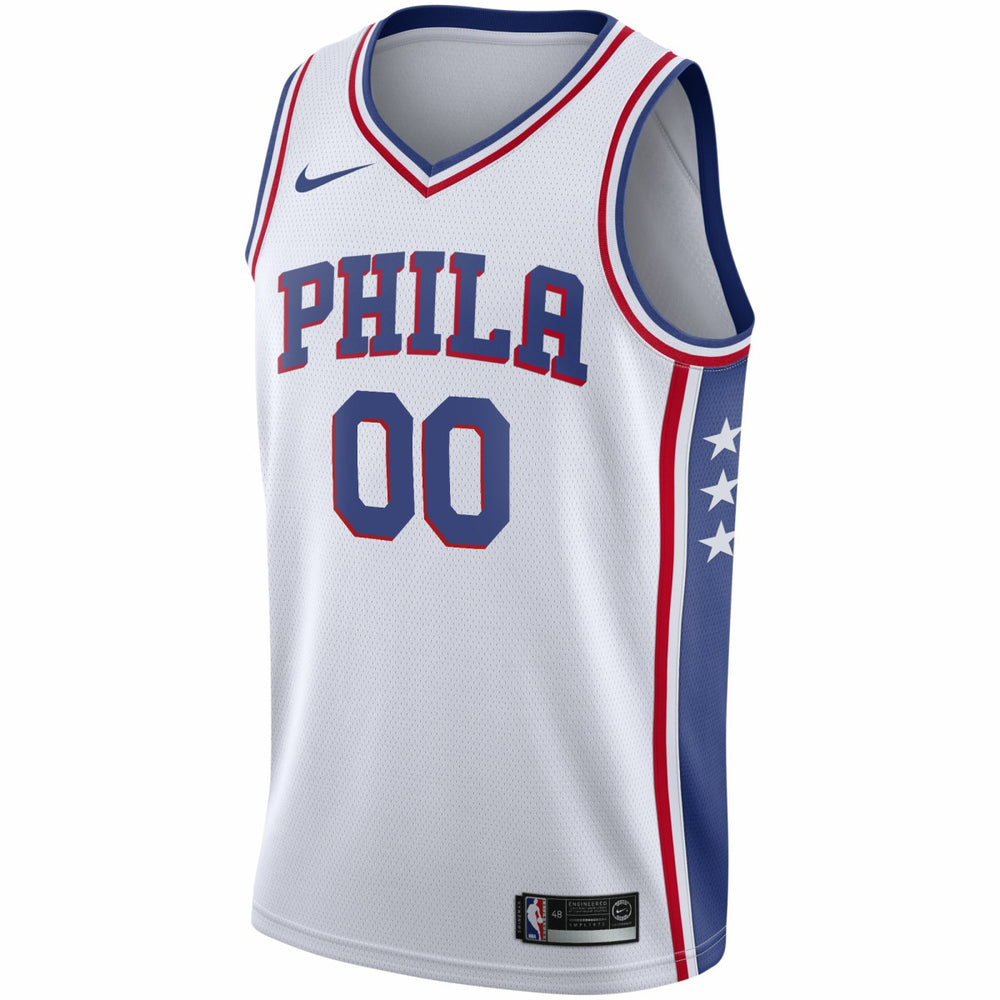 Philadelphia 76ers 2020/21 Swingman Custom Jersey Association Edition White | Nike online
