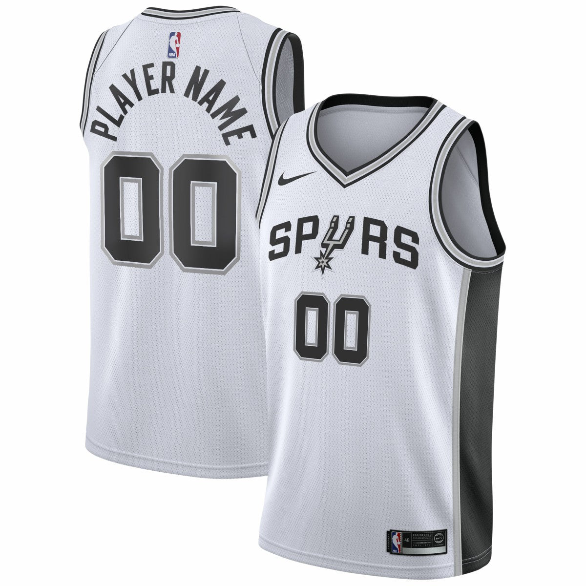 San Antonio Spurs 2020/21 Swingman Custom Jersey Association Edition White | Nike US