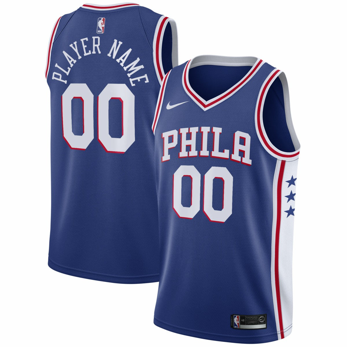 Philadelphia 76ers 2020/21 Swingman Custom Jersey Icon Edition Royal | Nike US